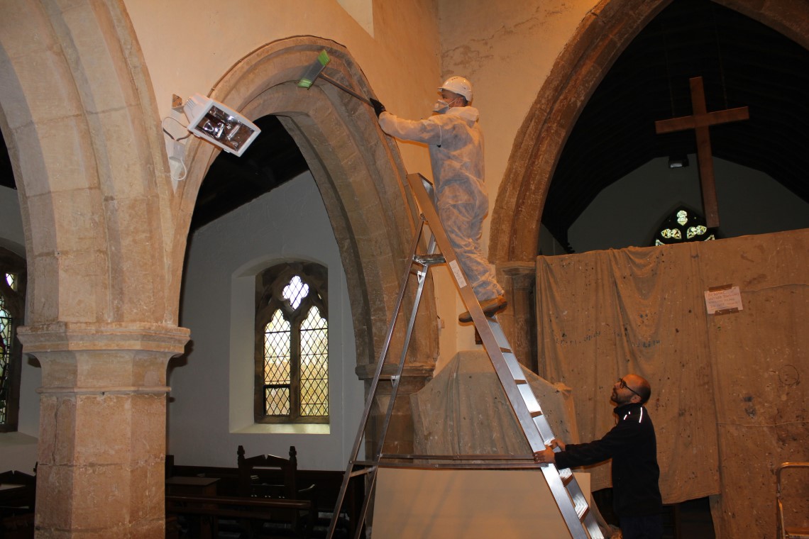 St Matthews Church Gets Ready For Wedding Ceremony